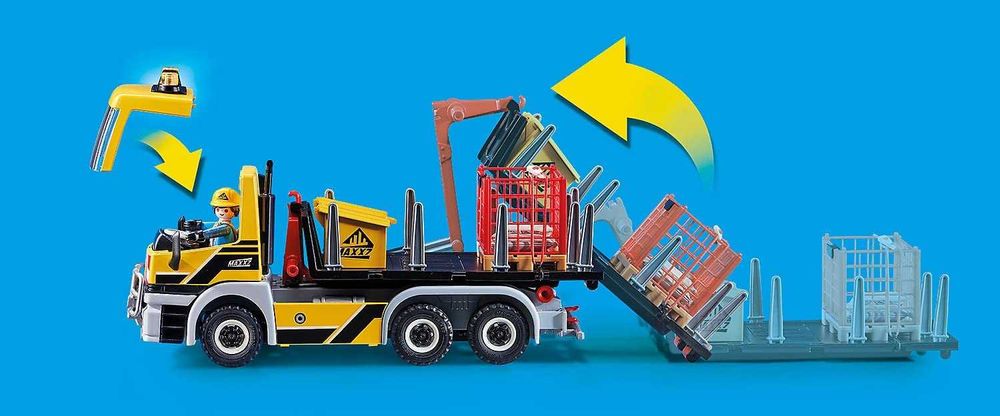 Playmobil 70444 Голям Строителен камион Конструктор Плеймобил Лего