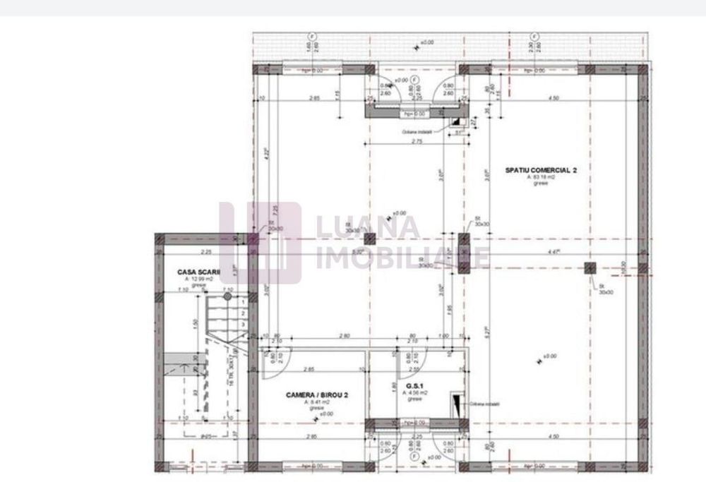 Spatiu comercial de vanzare | Cartierul Arhitectilor | vitrine mari la