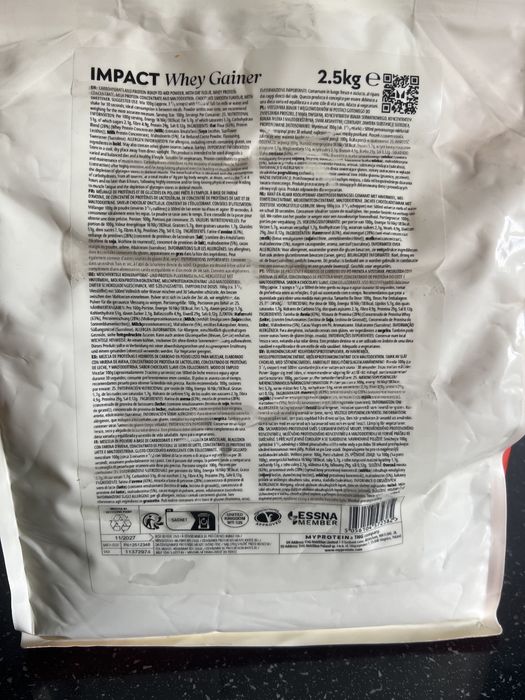 Impact Whey Gainer 2.5 Kg