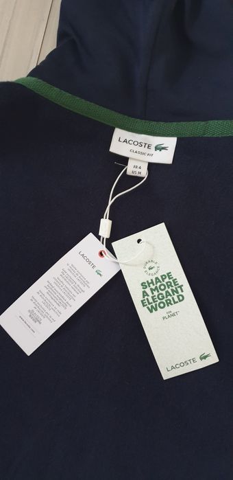 Lacoste Classic Fit  Full Zip 4 - M НОВО ОРИГИНАЛ! Мъжка с цял Цип