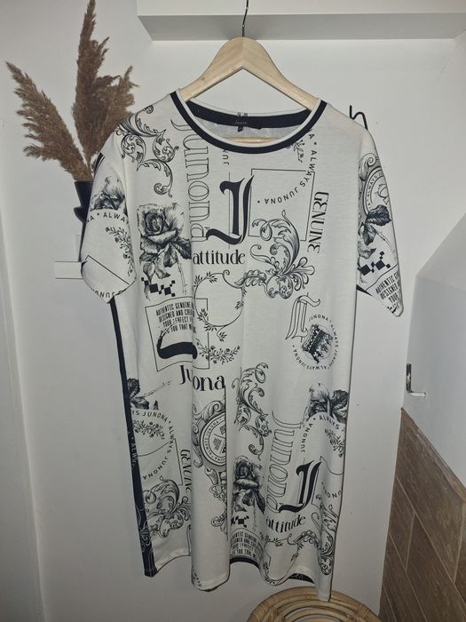 Рокля Junona черно бяла