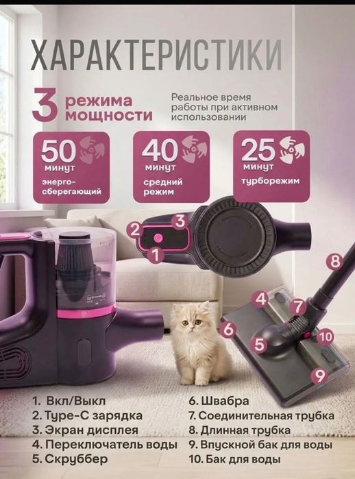 Пылесос моющий покупала недавно