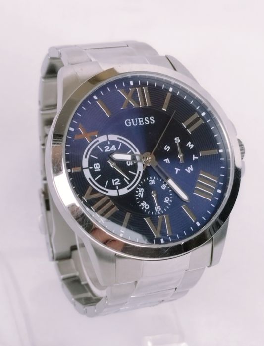 Ceas bărbătesc Guess Orbit W1184G4, cu quartz, data, oțel inoxidabil.