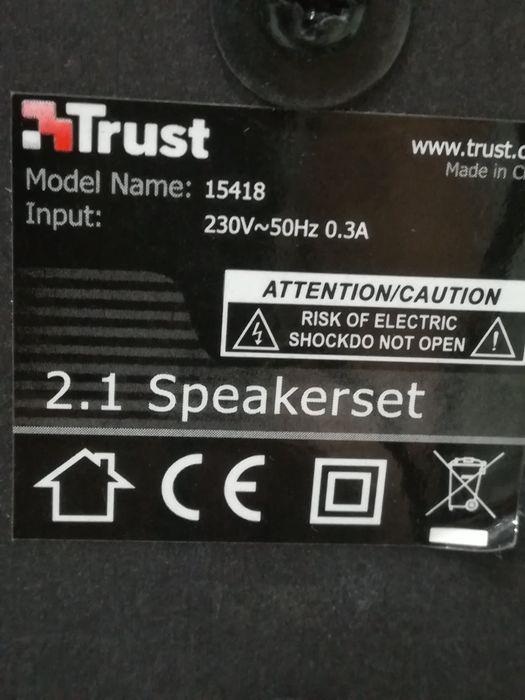 Субуфер/аудиосистема/ TRUST