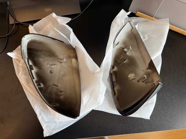 Mirror Covers Caps For VW Golf 8 MK8 2021 black