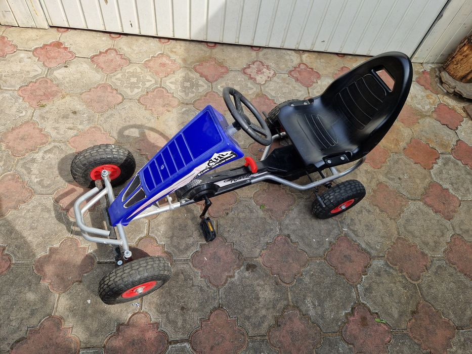 Kart cu pedale si roti gonflabile 6-15 ani