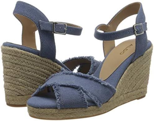 Танкетки джинсовые голубые Aldo