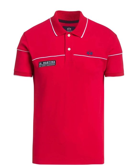 Tricou polo La Martina, S, SlimFit