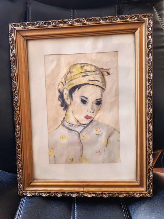 Tablou Nicolae Tonitza, nesemnat - Micuta Tataroaica adolescenta