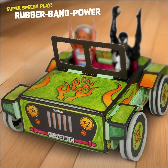 Детски комплект за изработка на кола от екологични материали