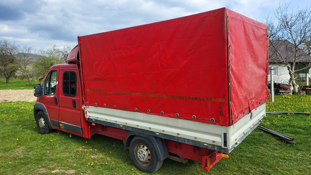 Fiat Ducato 2.3, 2009, 7 locuri + Marfa, Lada si Prelata . Vând Schimb Variante