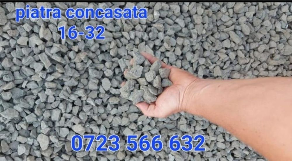 Aduc nisip blast piatra concasata