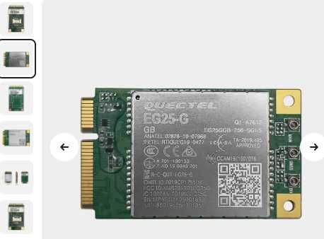 LTE EG25-G Mini PCIe