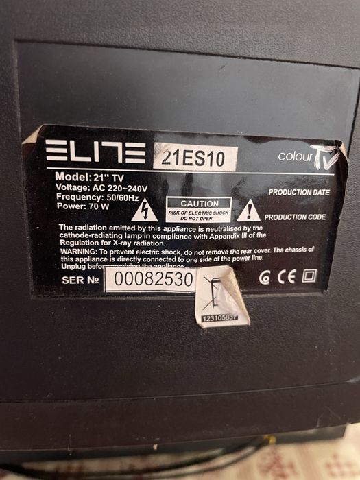 Продавам функциониращ телевизор ELITE 21ES10