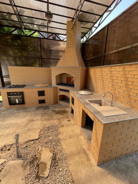 Зона барбекю комплекс