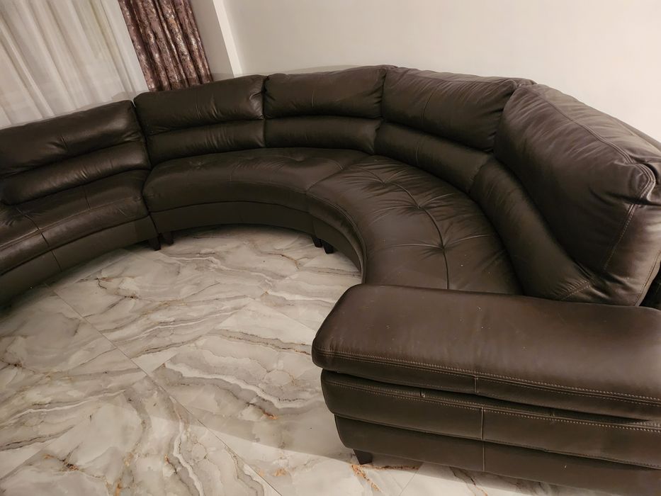 Vand coltar wenge, din piele naturala RODO , achizitionat de la Mobex