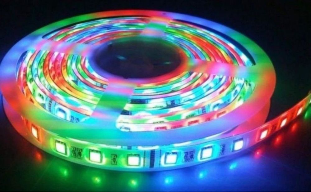 Kit Banda Led Rgb 5 metri si 10 metri multicolor telecomanda