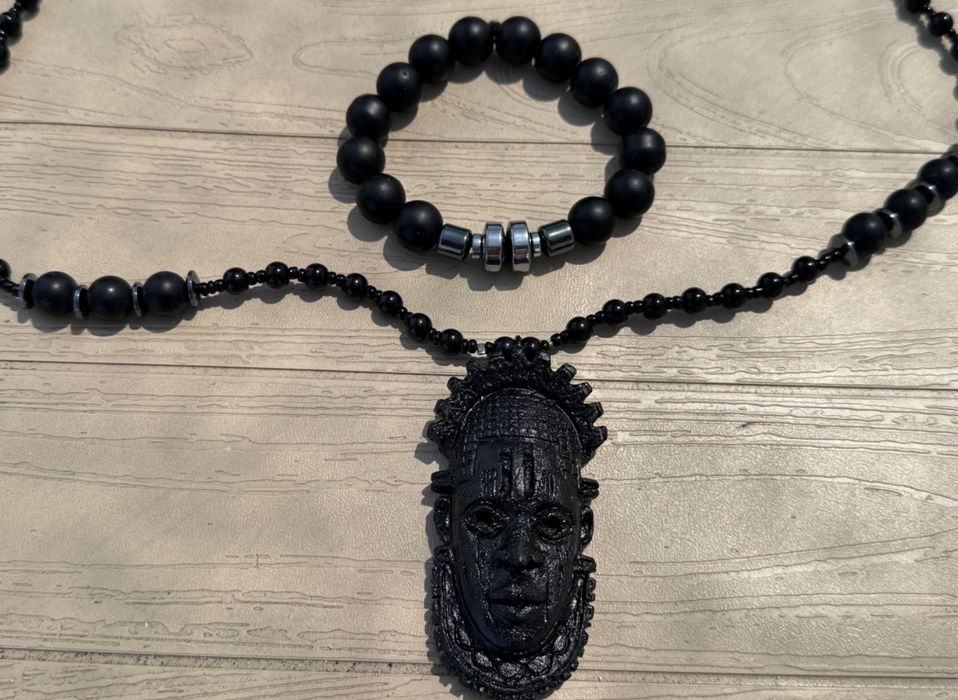 Set hand-made bratara/lant Africa