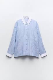 Рубашка Zara из льна, б/у, р. М