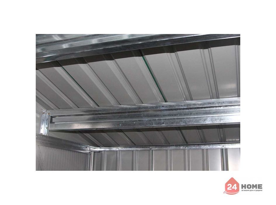 Градинска барака SUNNY Hudson, светло сива 255х277х202 см, ДхШхВ