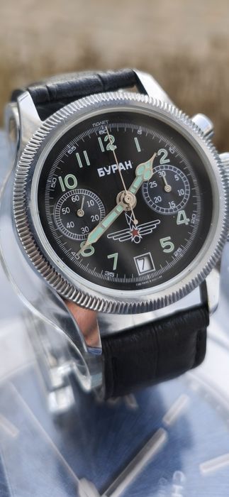 Ceas Poljot Buran chronograph 3133