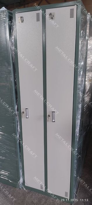 Шкаф для одежды 2 х секционные (раздевальные)