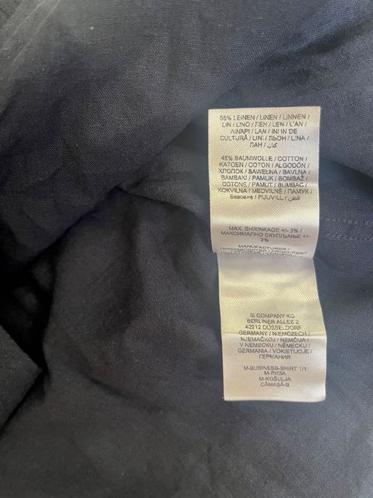 Нова ленена мъжка риза размер XL