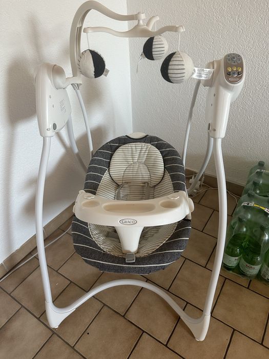 Leagăn electric pentru bebeluși  tip balansoar