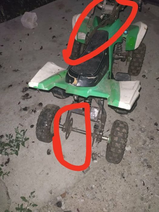 Vând cadru atv 49 cc complet