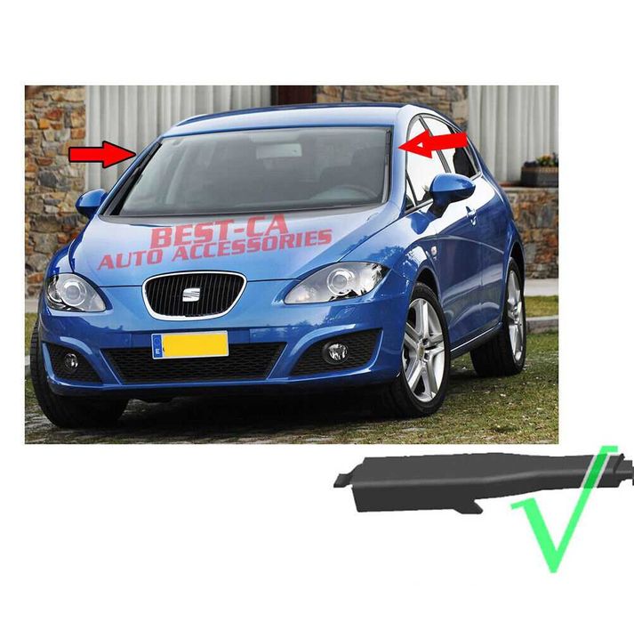 Комплект чистачки за предно стъкло - Seat Leon Mk2 1P (2005-2012)