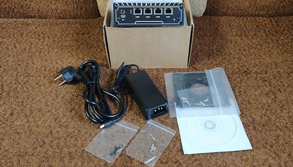 НОВЫЙ Промышленный Мини-ПК (4 LAN / SIM-слот / Fanless / Win10)