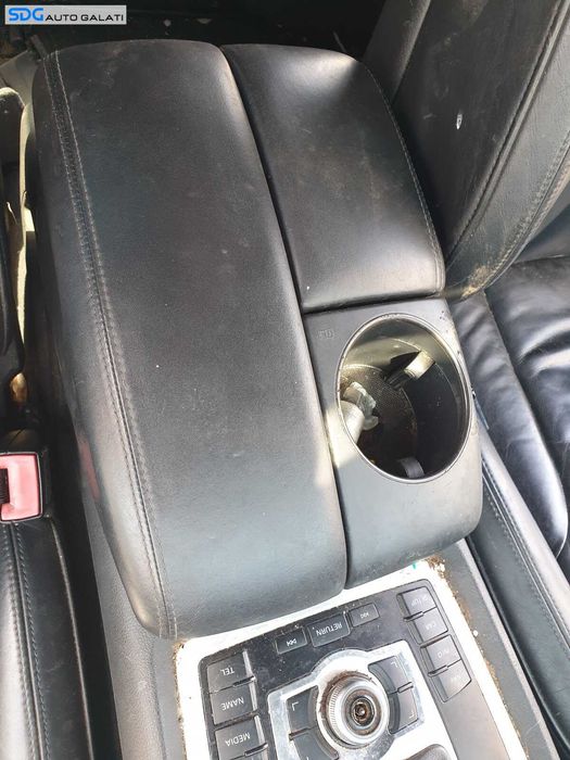 Cotiera Piele Suport Pahar Volan Dreapta Audi Q7 Facelift 2007 - 2015 [C6352]