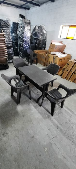 НАЙ НИСКИ ЦЕНИ-РАЗПРОДАЖБА-Маса 70/120см с 6 стола