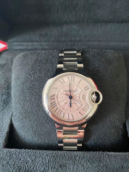 Urgent !! - Ceas Cartier Ballon Bleu Pink Dial Automatic