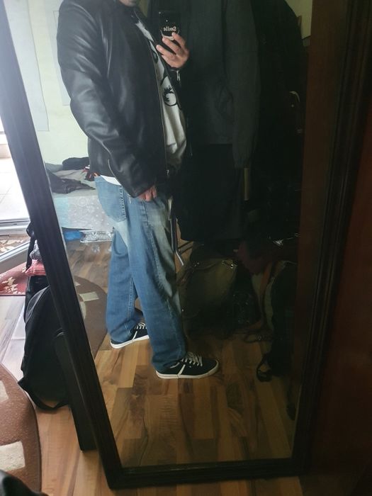 Geaca/Jacheta piele Serge Pariente XL noua