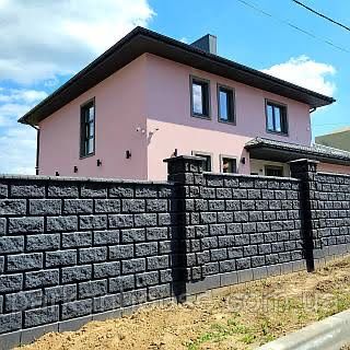 Рваный блок для заборов