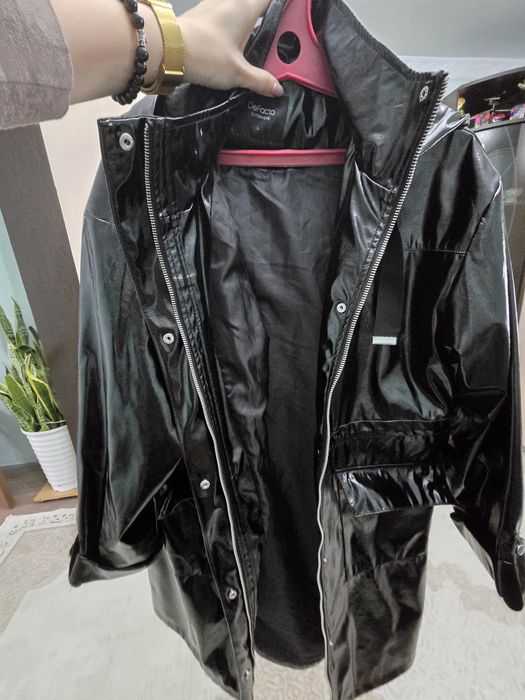 Кожаный плащ продам