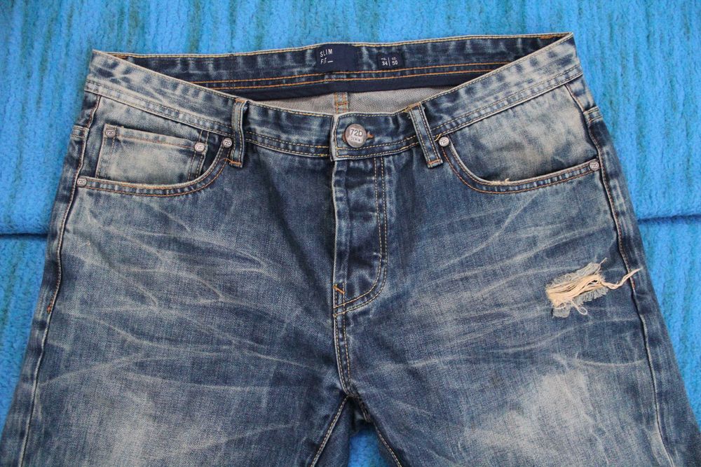 Pantaloni Scotch & Soda Warren 30/32 si blugi 72D slimfit 50