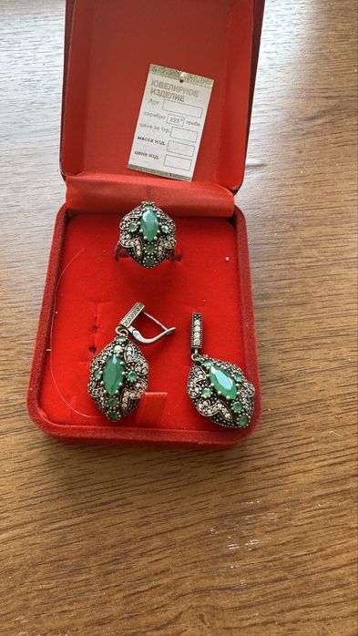 Набор серебро новый