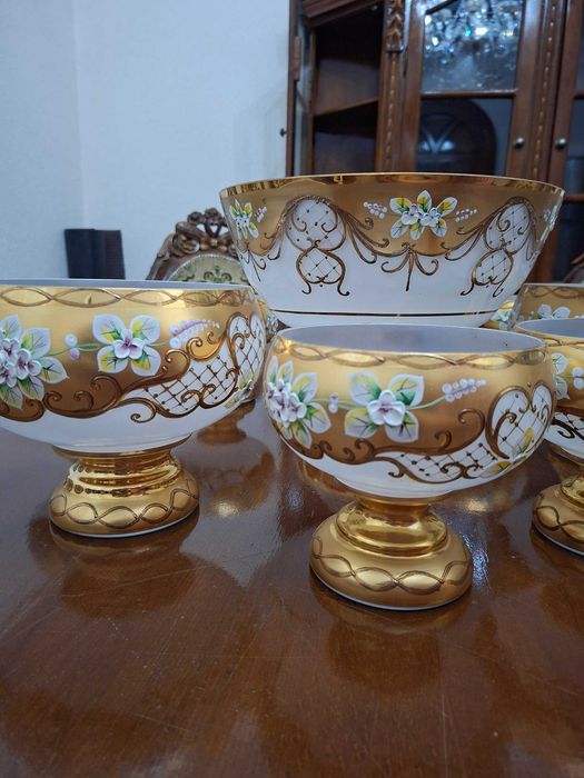 Богемское стекло вазы