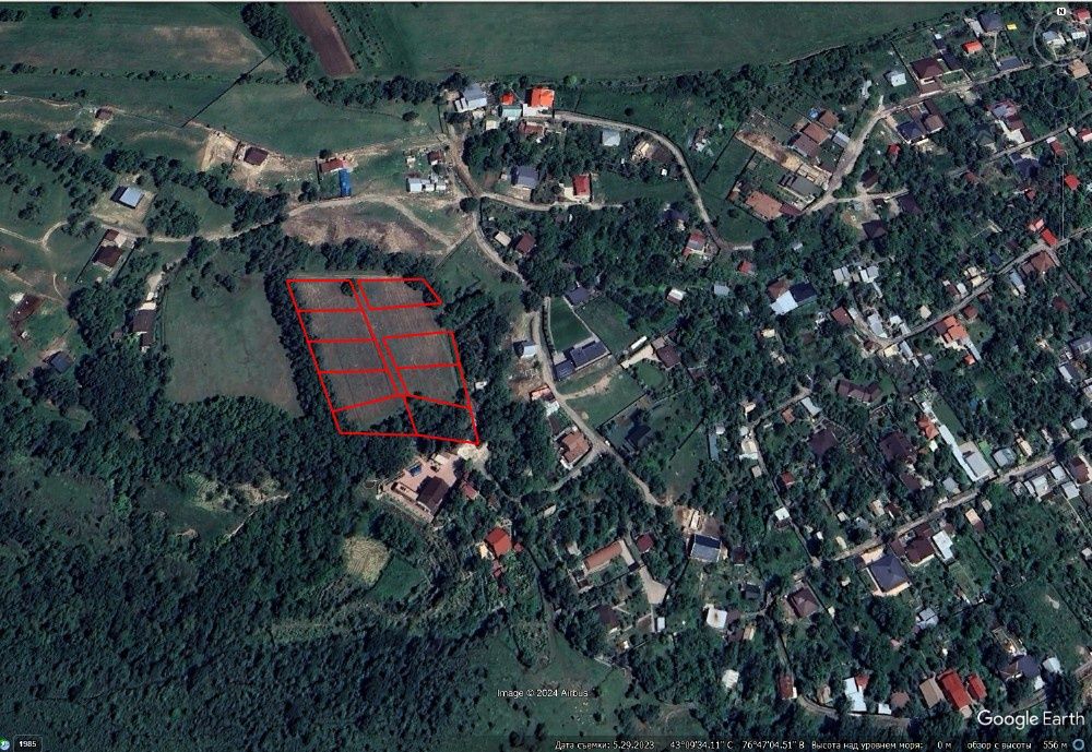 Продам участок в предгорьях Алматы