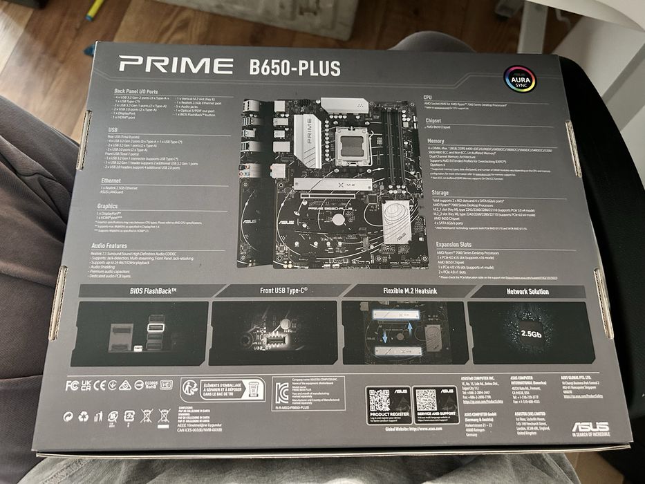Placa Asus prime b650-plus