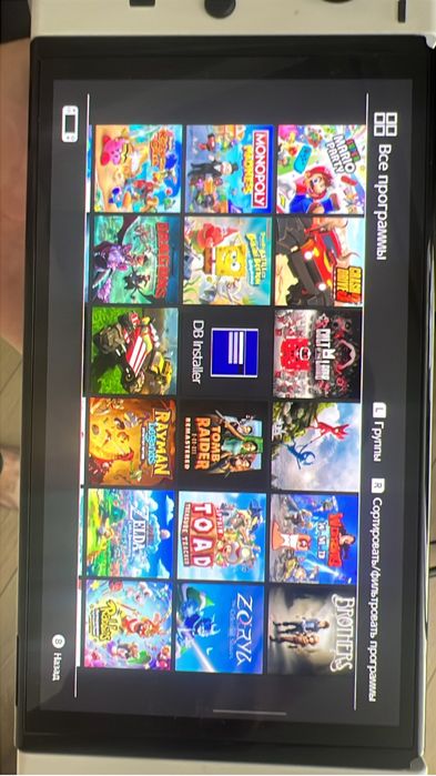 Прошитый Nintendo switch oled