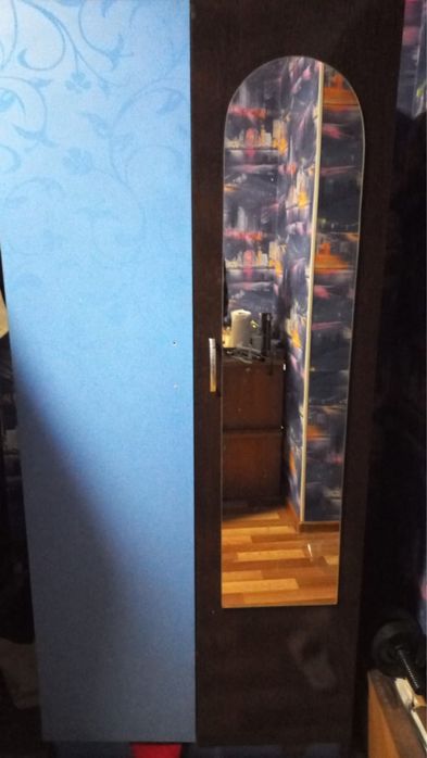 Двухярусная кровать+шкаф