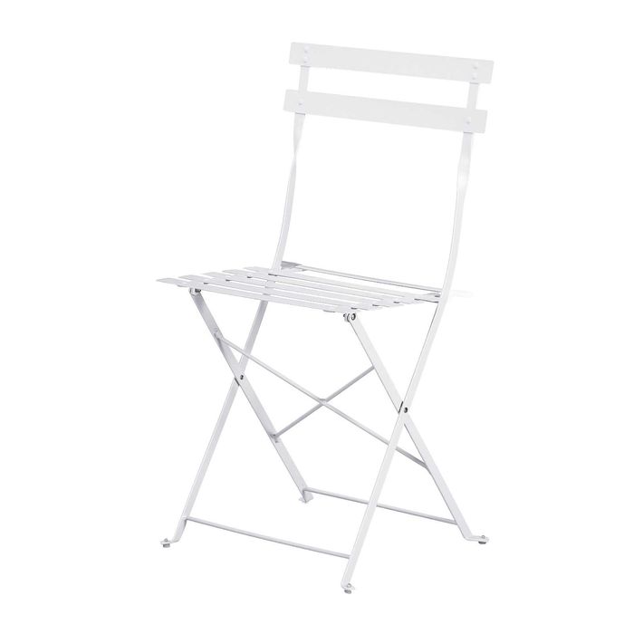 Set Bistro Flair mobilier terasa gradina, 2 scaune + masa, otel vopsit