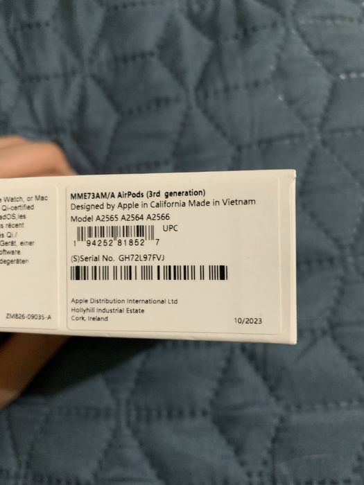 Слушалки Airpods 3 генерация