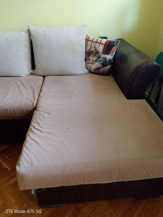 Диван разтегателен, ъглов