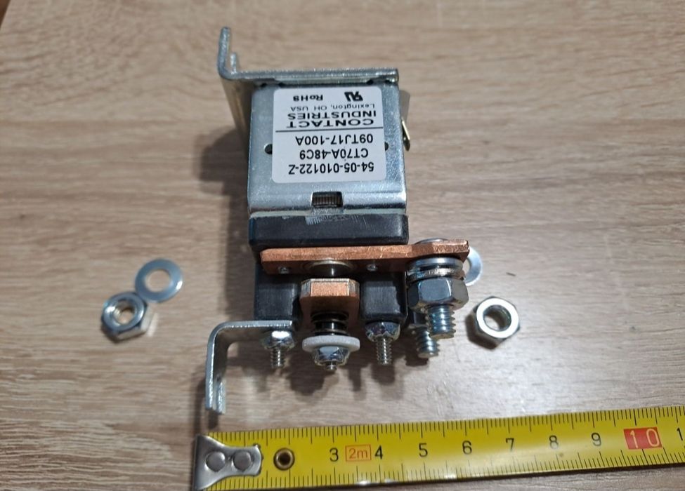 Contactor monopolar 100A, bobina la 48Vdc, made in USA, NOU