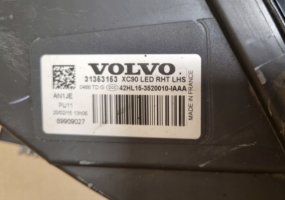 Ляв фар Волво ХЦ 90 фул лед/VOLVO XC90 II  FULL LED KPL. 31353153