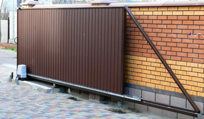 Откатные ворота под ключ